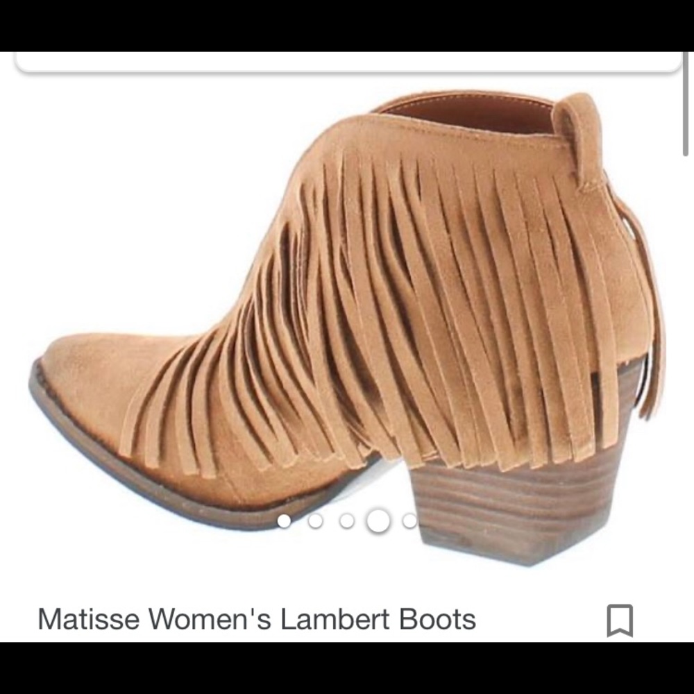 Coconuts Fringe Booties